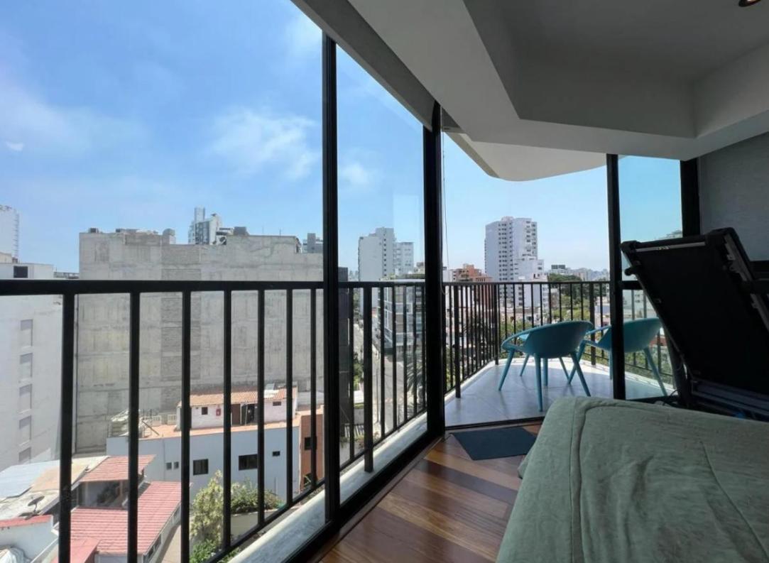 Exclusivo Y Moderno Depa En Miraflores Vista Al Mar Y A La Ciudad Amoblado Apartments Lima Kültér fotó