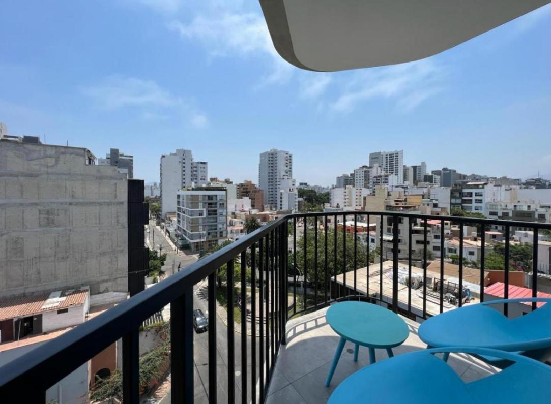 Exclusivo Y Moderno Depa En Miraflores Vista Al Mar Y A La Ciudad Amoblado Apartments Lima Kültér fotó