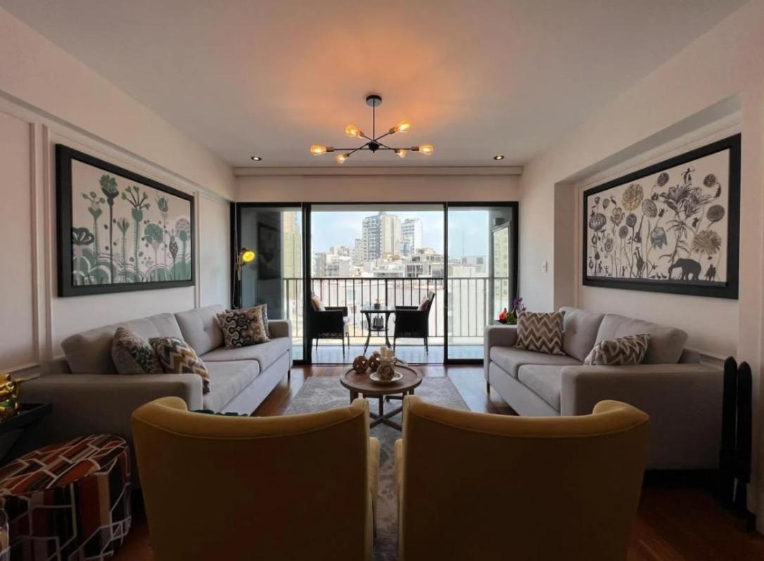 Exclusivo Y Moderno Depa En Miraflores Vista Al Mar Y A La Ciudad Amoblado Apartments Lima Kültér fotó