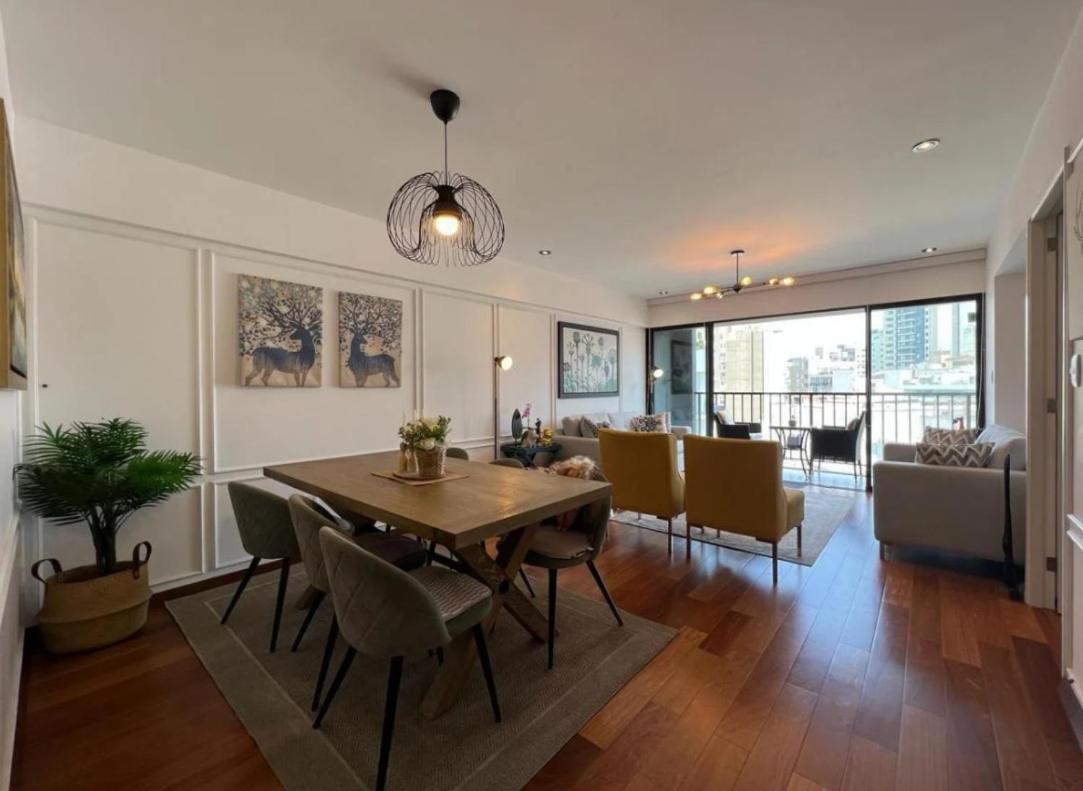 Exclusivo Y Moderno Depa En Miraflores Vista Al Mar Y A La Ciudad Amoblado Apartments Lima Kültér fotó